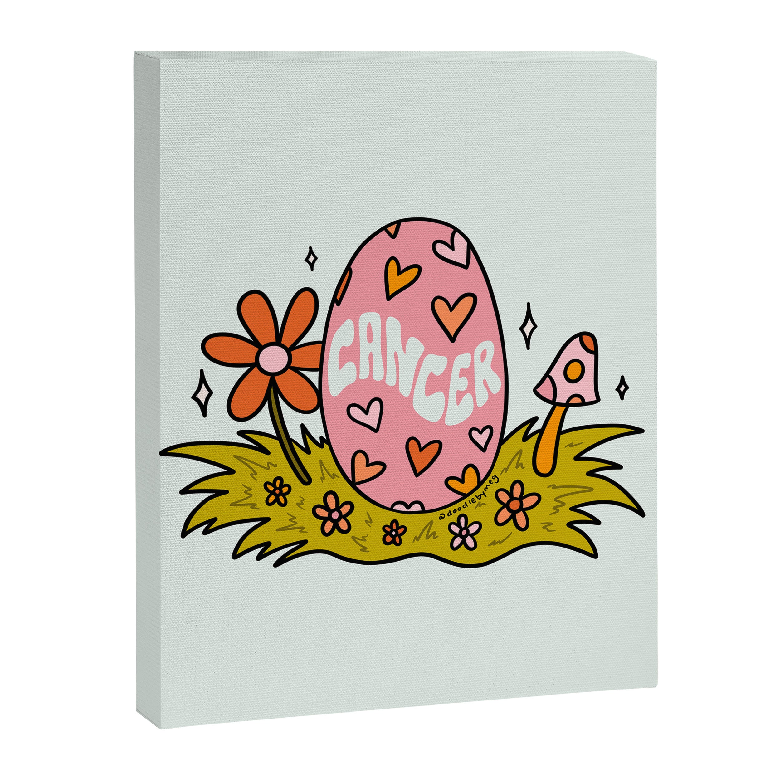 Cancer Easter Egg Canvas Print Gallery Image 8
