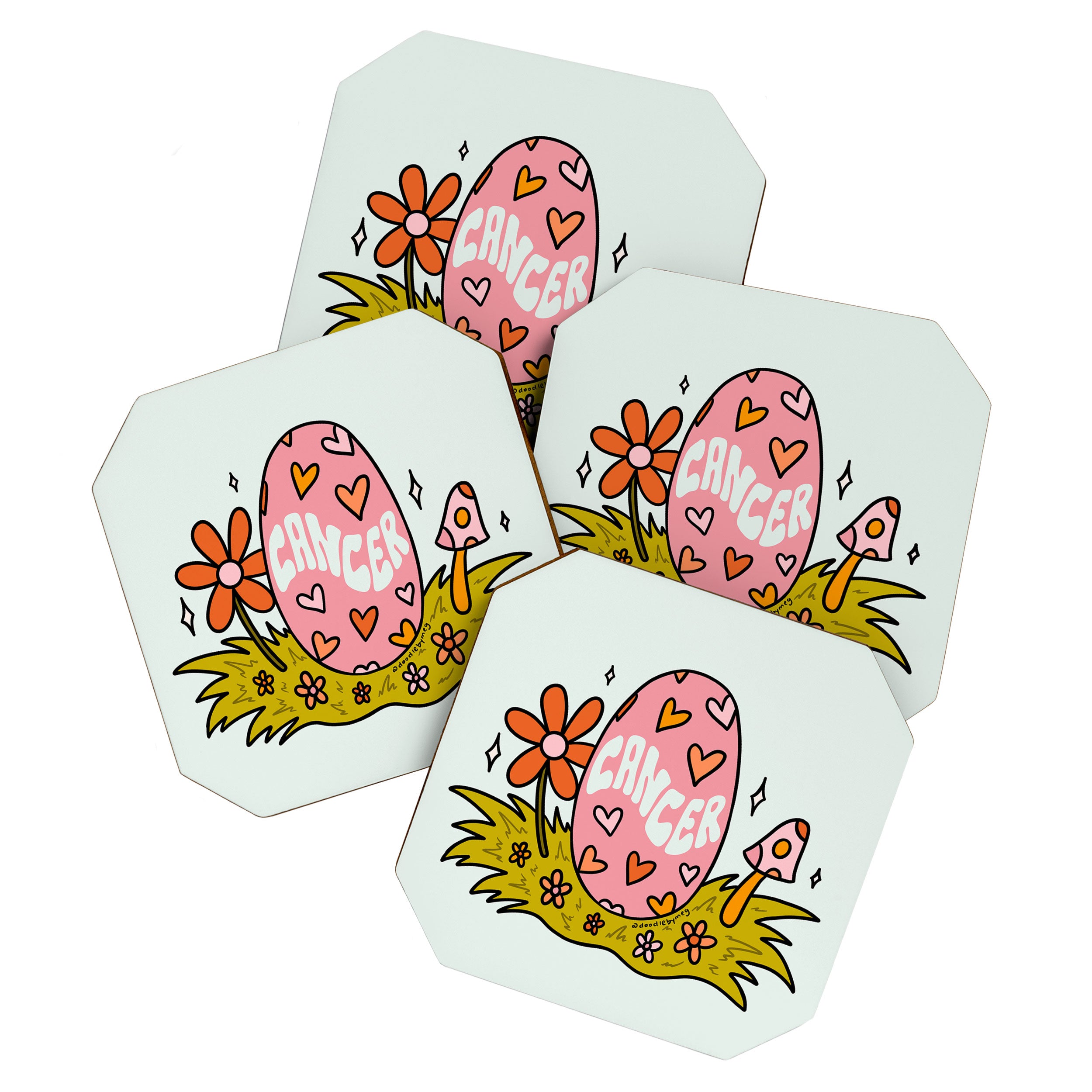 Cancer Easter Egg Coaster Gallery Image 1