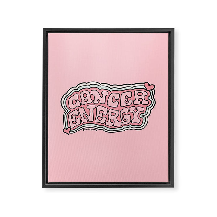 Cancer Energy Framed Canvas Print Gallery Image 1