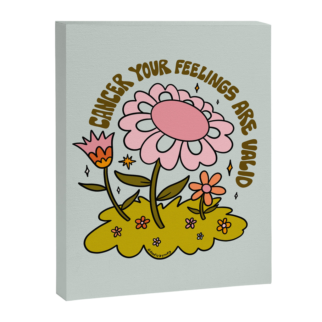 Cancer Flower Canvas Print Gallery Image 8