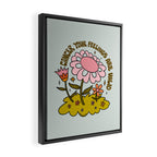 Cancer Flower Framed Canvas Print Gallery Image 2