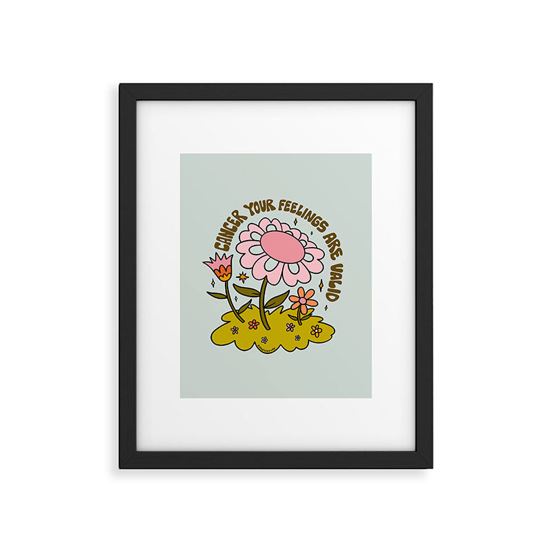 Cancer Flower Framed Art Print Gallery Image 6