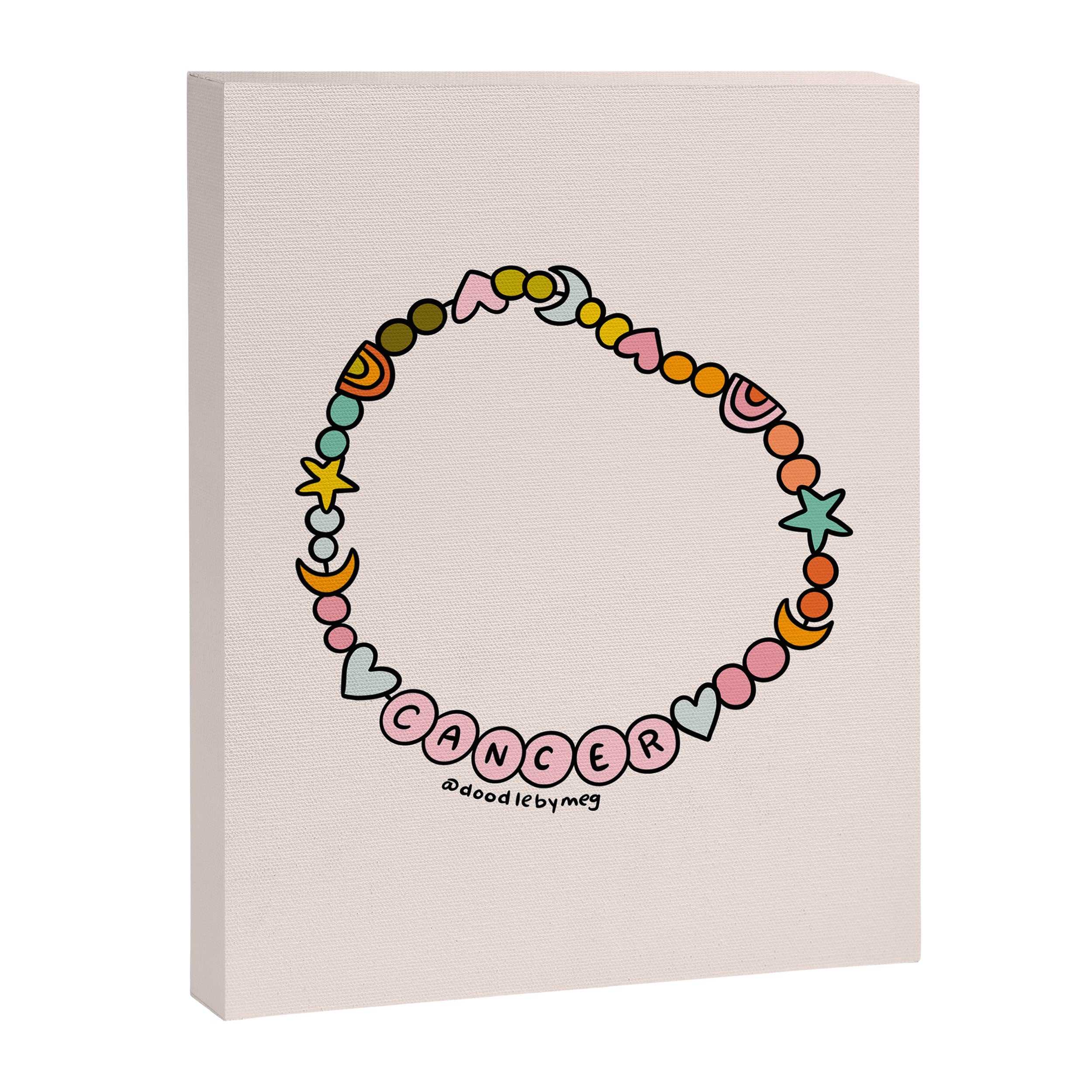 Cancer Friendship Bracelet Canvas Print Gallery Image 8