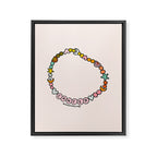 Cancer Friendship Bracelet Framed Canvas Print Gallery Image 8