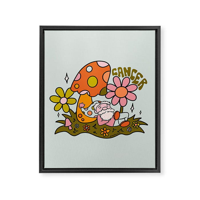 Cancer Gnome Framed Canvas Print Gallery Image 1