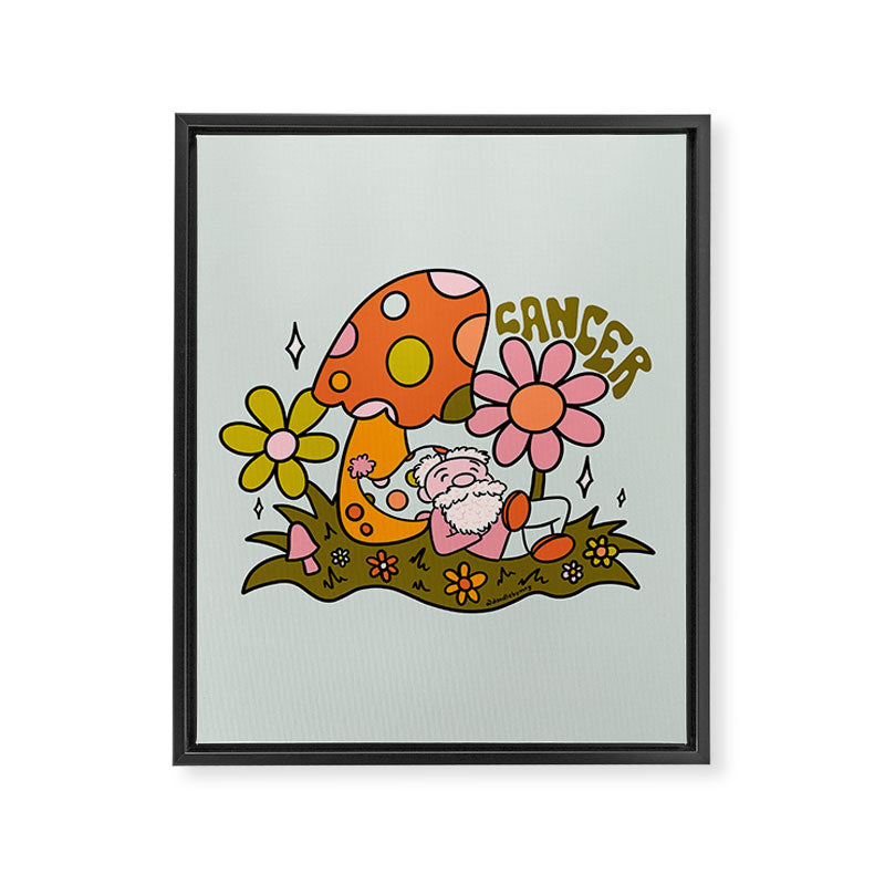 Cancer Gnome Framed Canvas Print Gallery Image 8