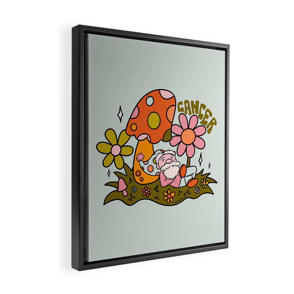 Cancer Gnome Framed Canvas Print Gallery Image 2