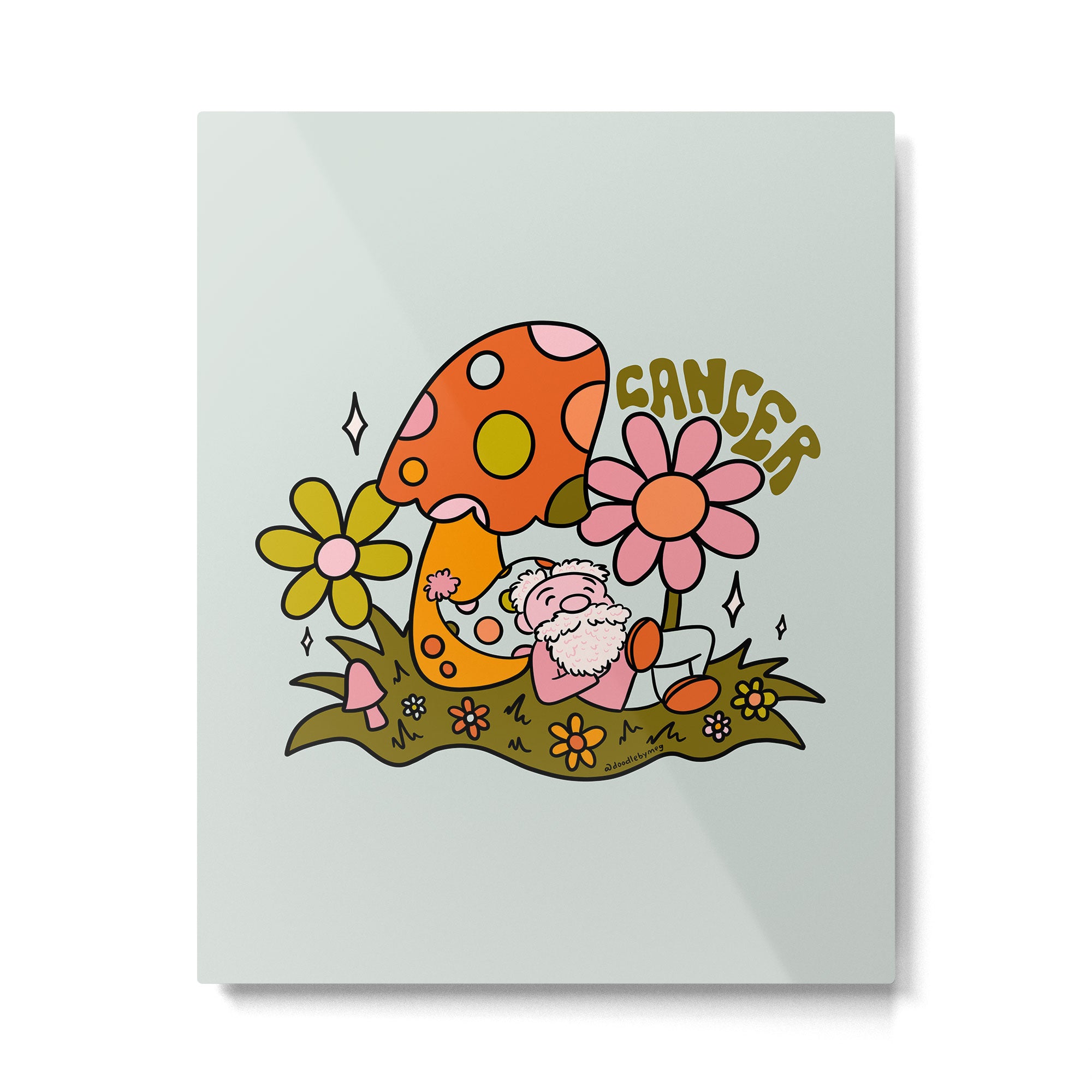 Cancer Gnome Metal Print Gallery Image 6
