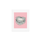 Cancer Heart Cake Art Print Gallery Image 1