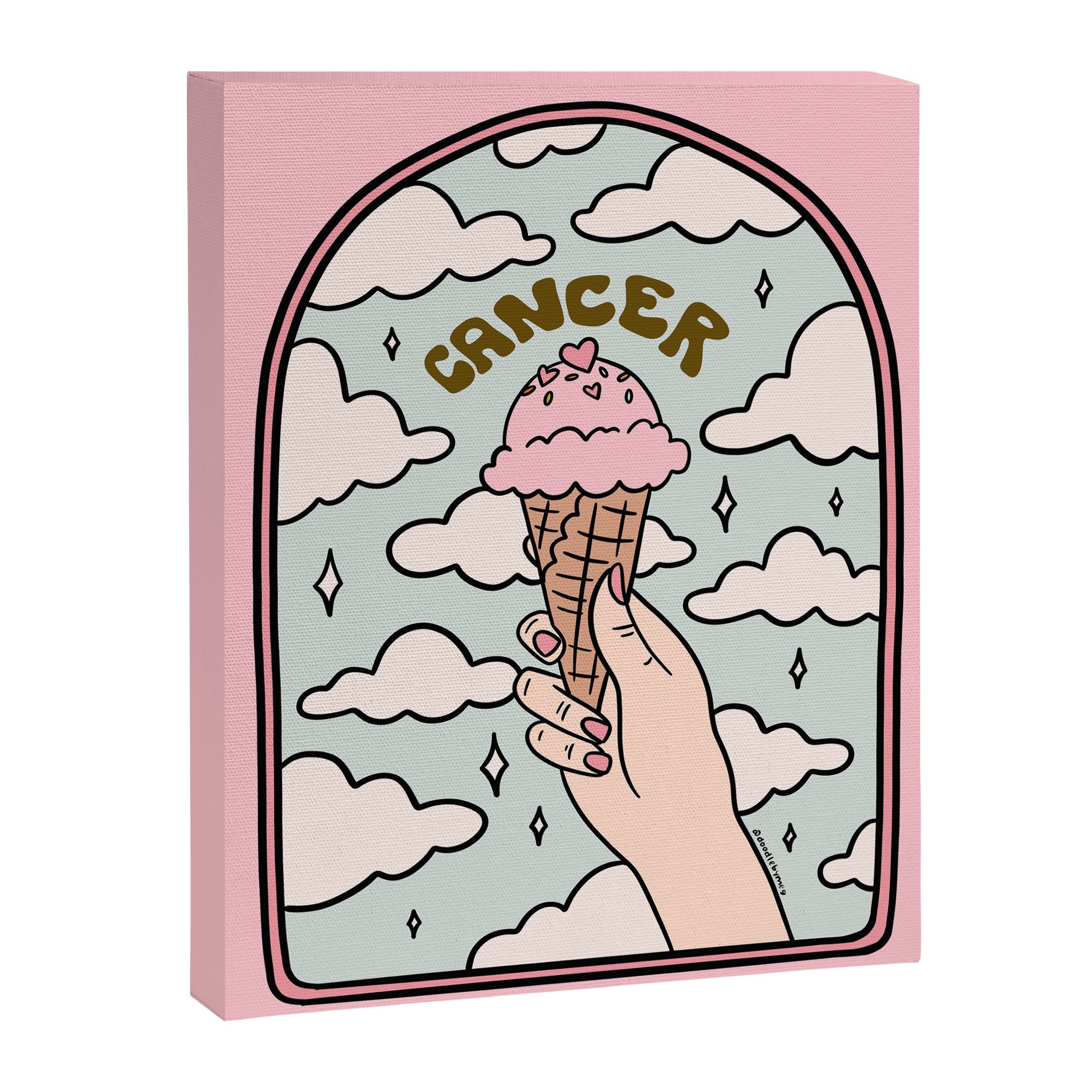 Cancer Ice cream Canvas Print Gallery Image 8