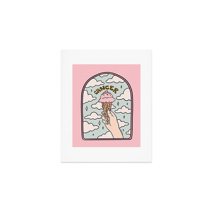 Cancer Ice cream Art Print Gallery Image 1