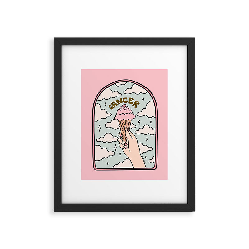 Cancer Ice cream Framed Art Print Gallery Image 6