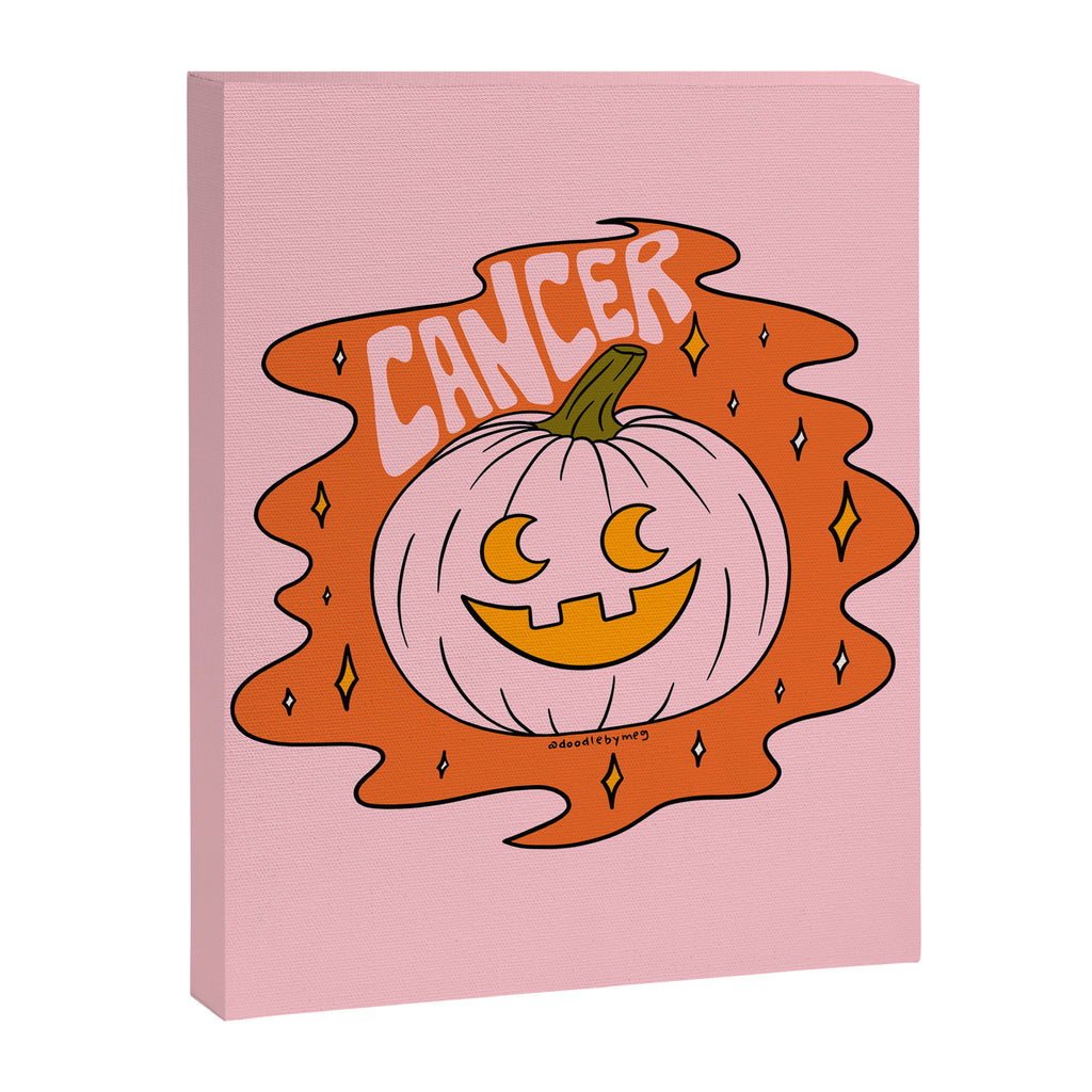 Cancer Jack O Lantern Canvas Print Gallery Image 8