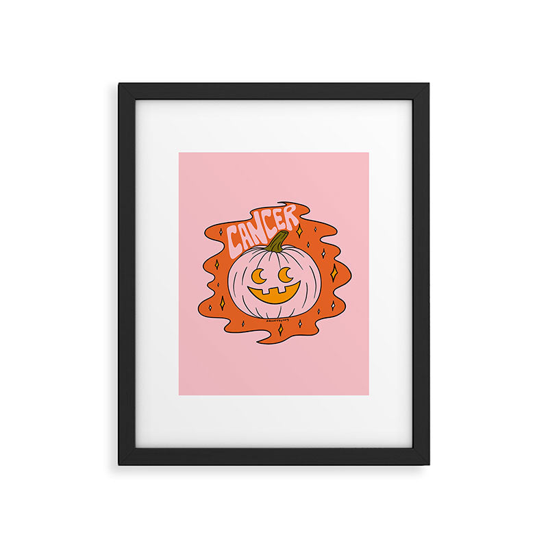 Cancer Jack O Lantern Framed Art Print Gallery Image 6