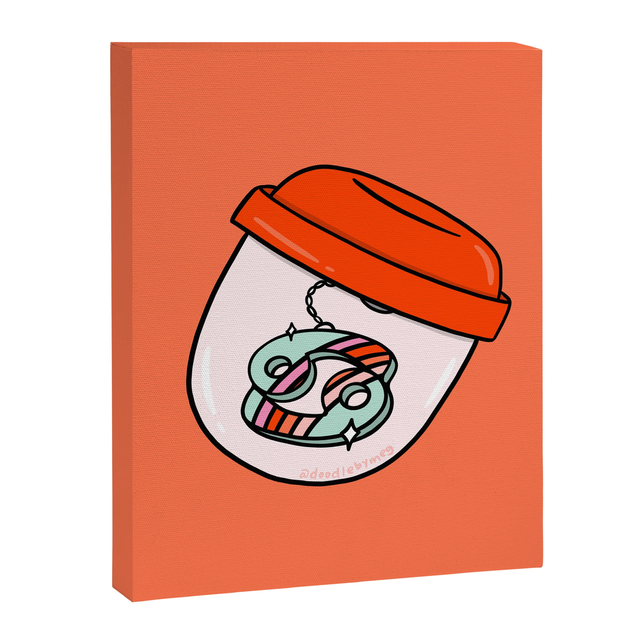 Cancer Keychain Canvas Print Gallery Image 8