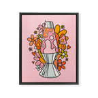 Cancer Lava Lamp Framed Canvas Print Gallery Image 8