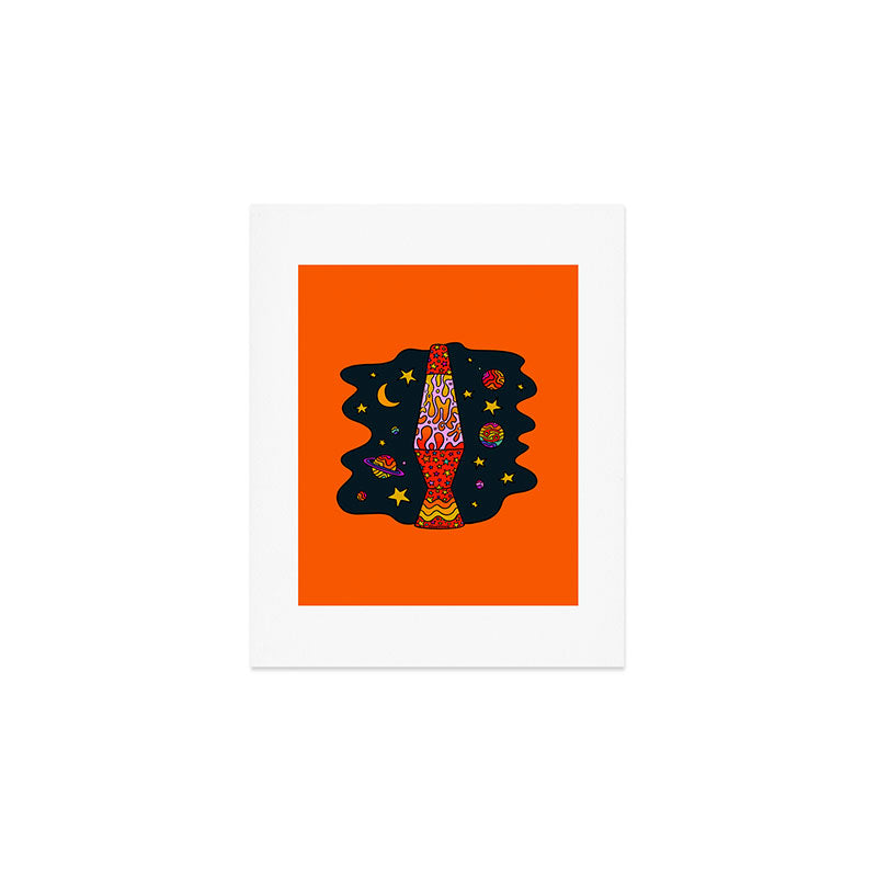 Cancer Lava Lamp Art Print Gallery Image 1