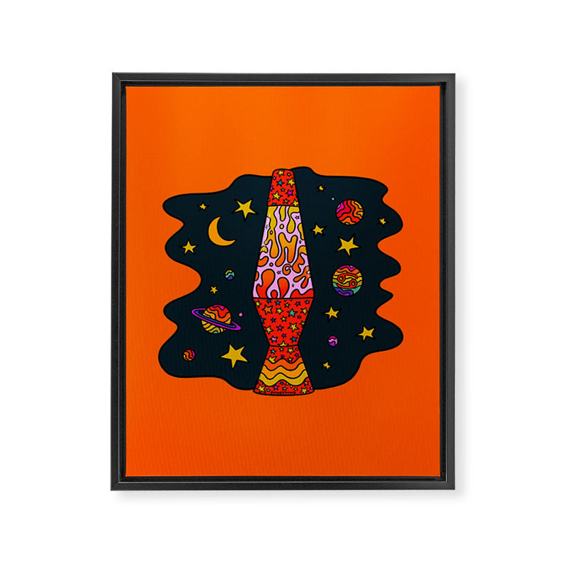 Cancer Lava Lamp Framed Canvas Print Gallery Image 8