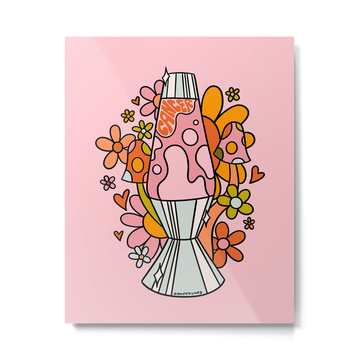 Cancer Lava Lamp Metal Print Gallery Image 1