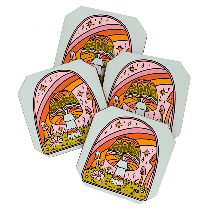 Cancer Mushroom Coaster Gallery Image 1