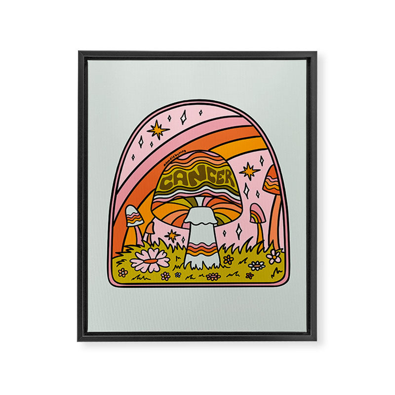 Cancer Mushroom Framed Canvas Print Gallery Image 8