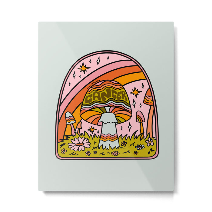 Cancer Mushroom Metal Print Gallery Image 1
