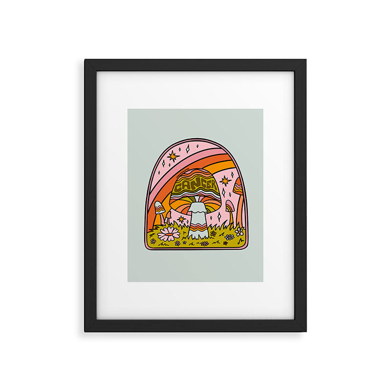 Cancer Mushroom Framed Art Print Gallery Image 6