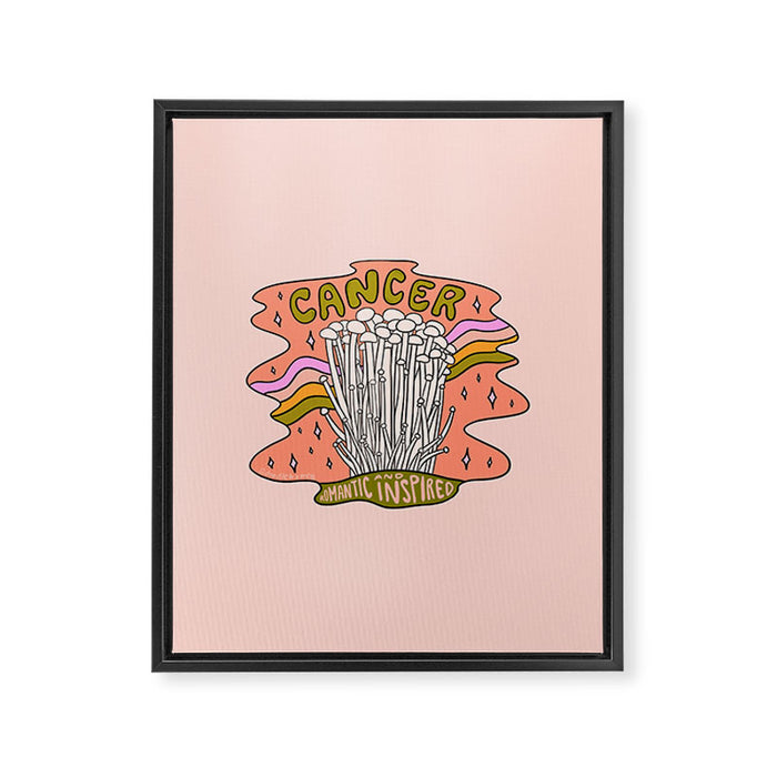 Cancer Mushroom Framed Canvas Print Gallery Image 1