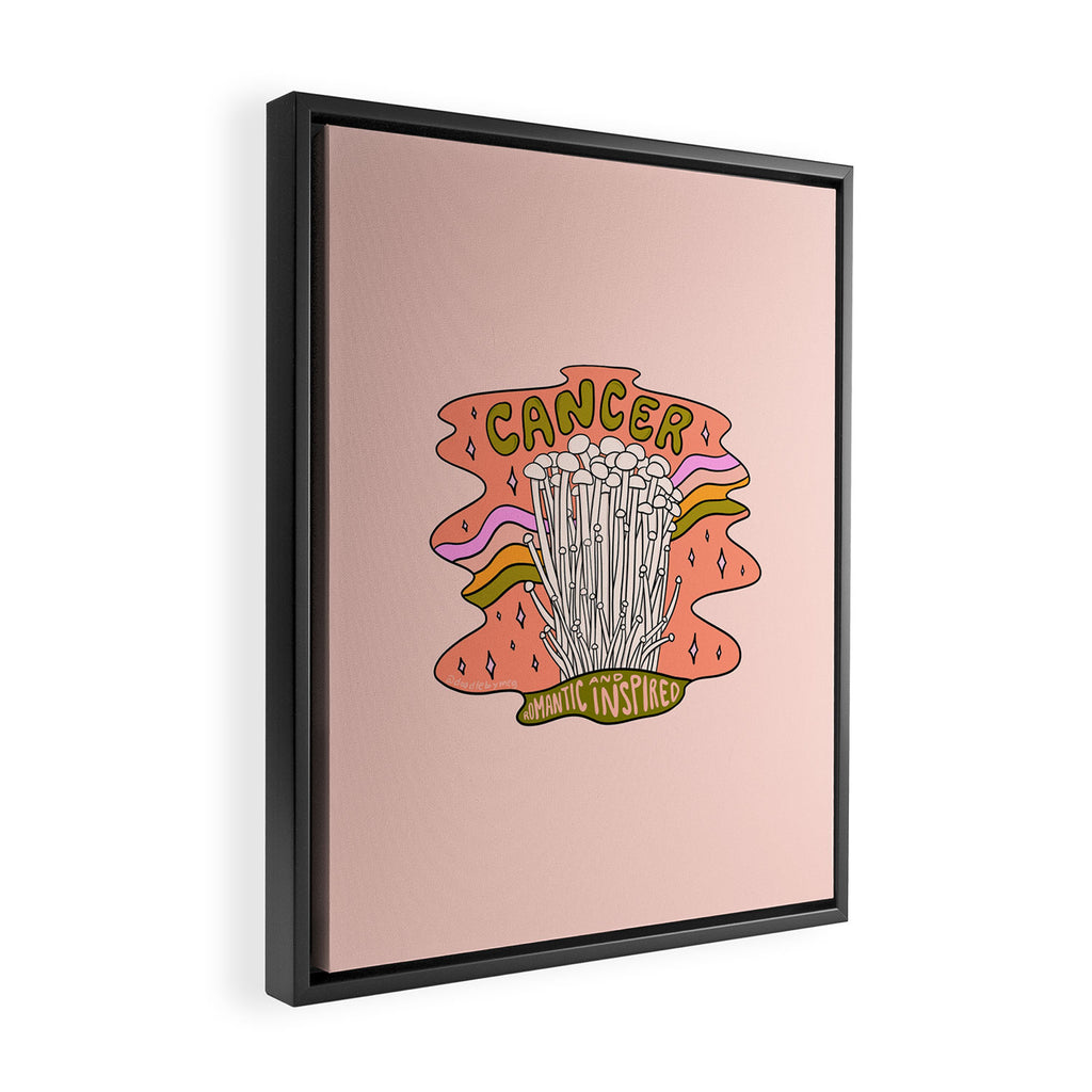 Cancer Mushroom Framed Canvas Print Gallery Image 2