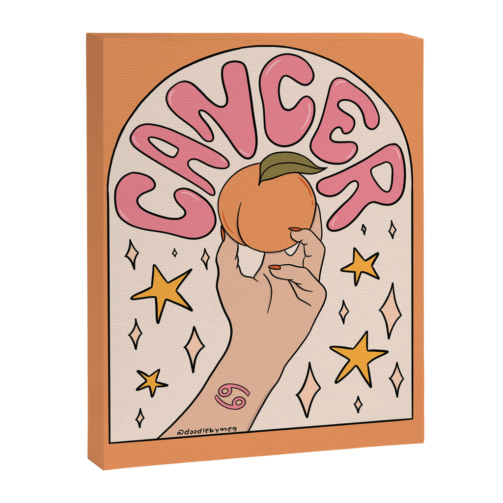 Cancer Peach Canvas Print Gallery Image 8