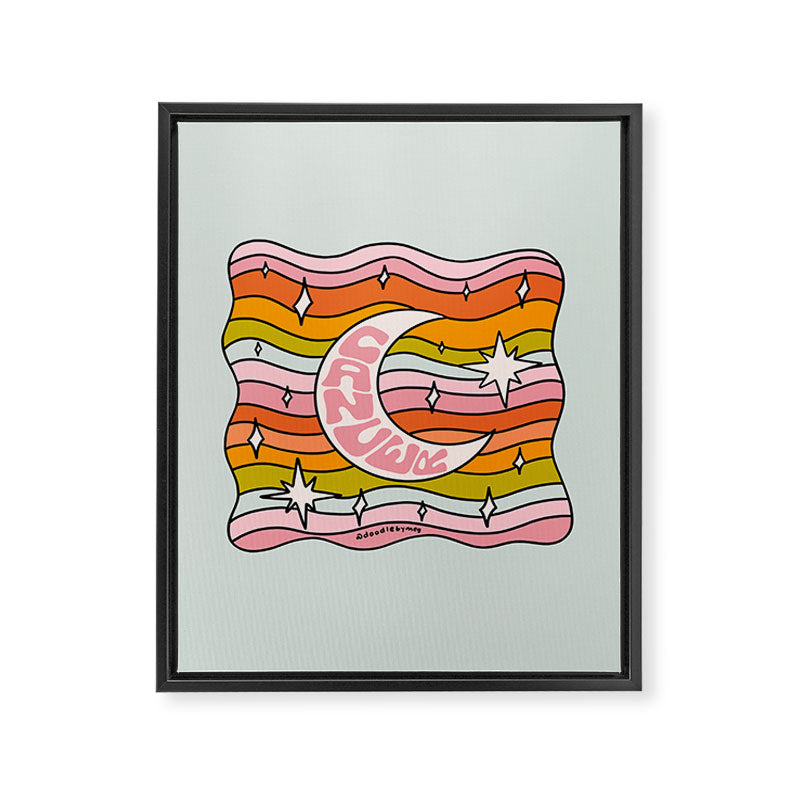 Cancer Planet Framed Canvas Print Gallery Image 8