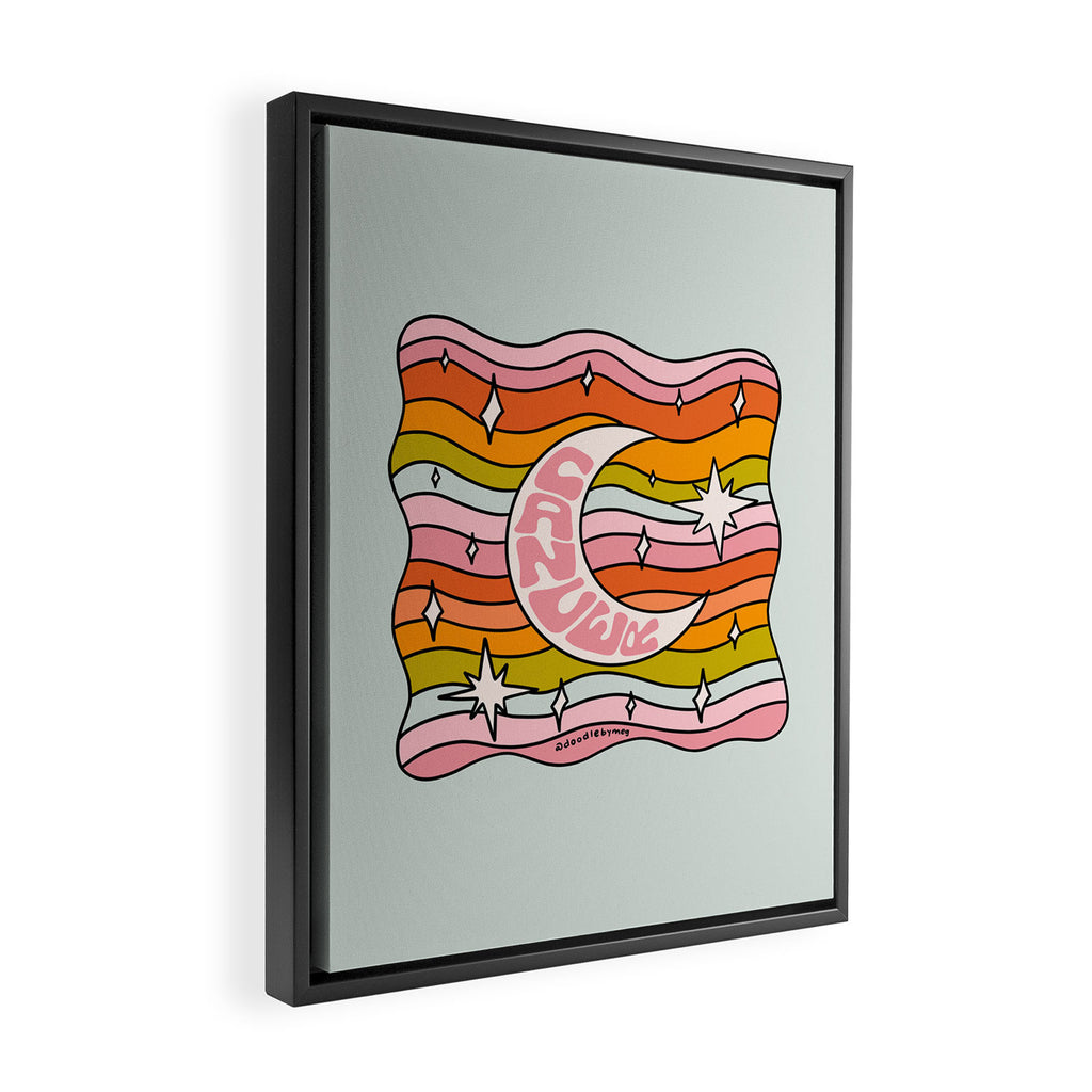 Cancer Planet Framed Canvas Print Gallery Image 2