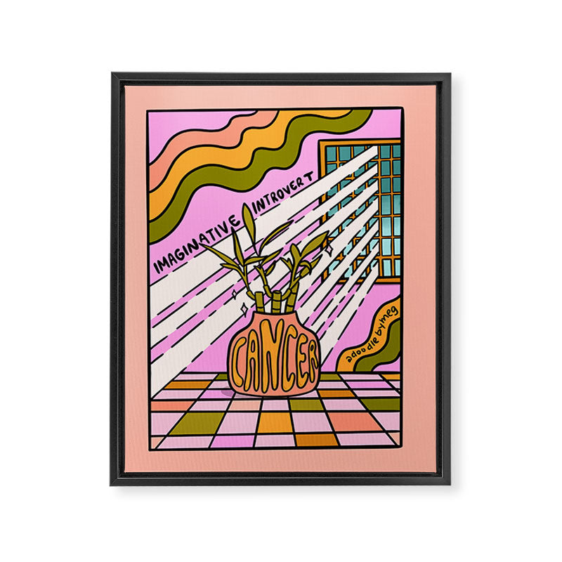 Cancer Plant Framed Canvas Print Gallery Image 8