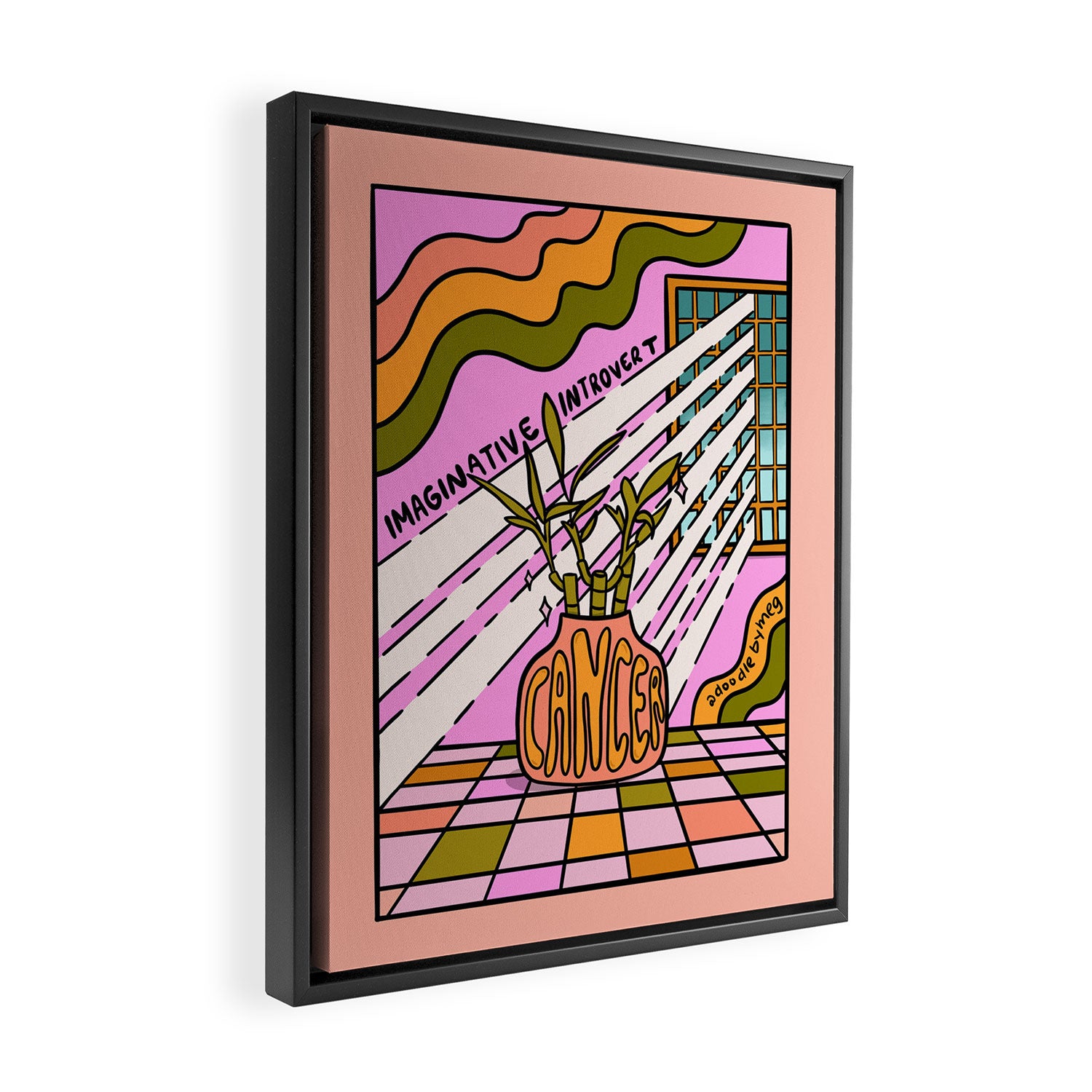 Cancer Plant Framed Canvas Print Gallery Image 2