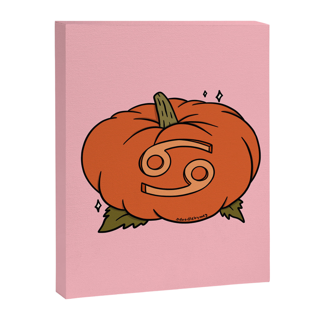 Cancer Pumpkin Canvas Print Gallery Image 8
