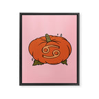 Cancer Pumpkin Framed Canvas Print Gallery Image 8