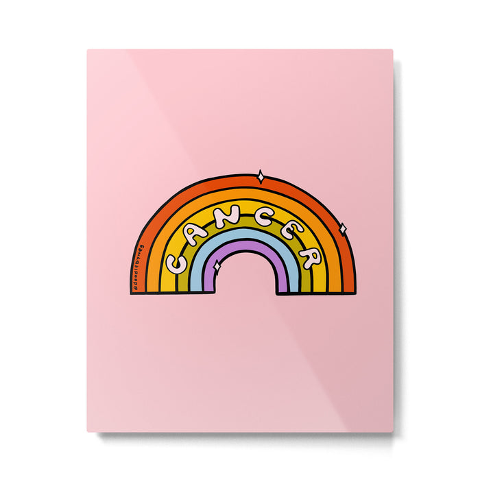 Cancer Rainbow Metal Print Gallery Image 1