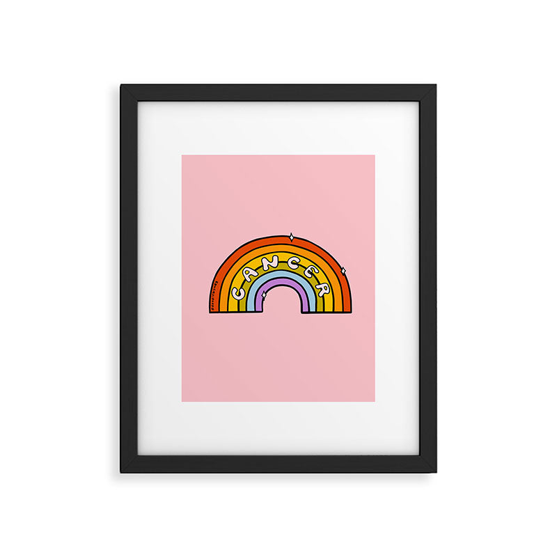 Cancer Rainbow Framed Art Print Gallery Image 6