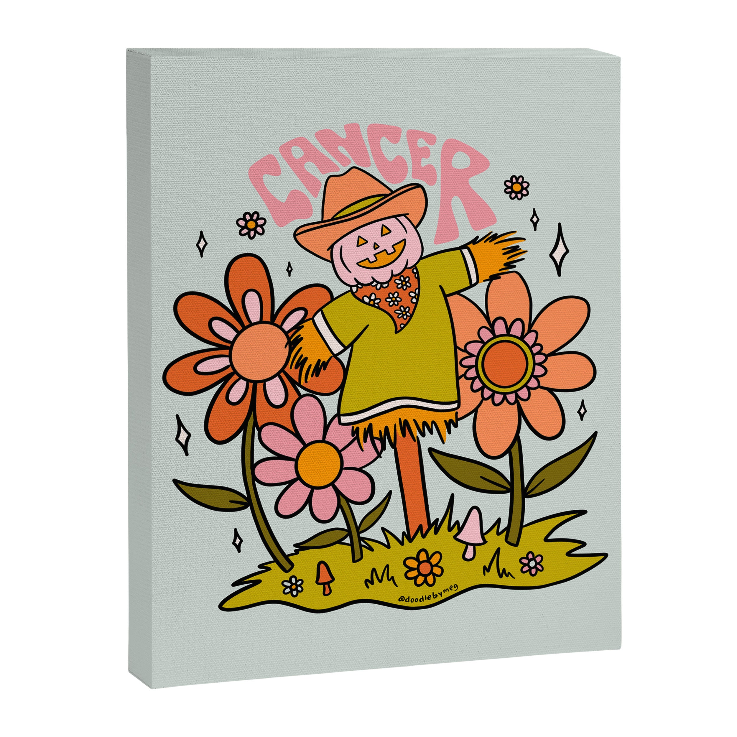 Cancer Scarecrow Canvas Print Gallery Image 8