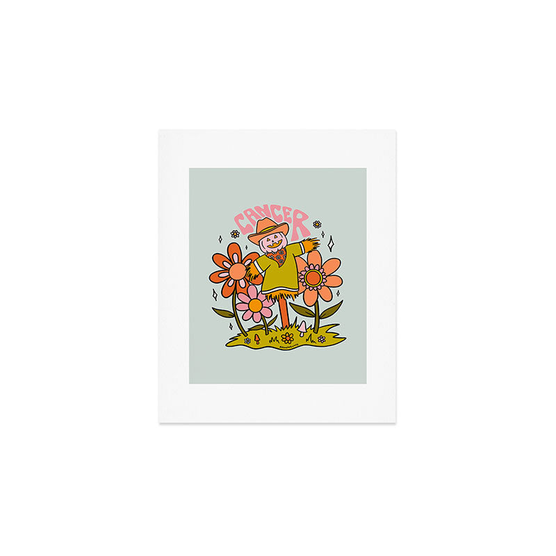 Cancer Scarecrow Art Print Gallery Image 1