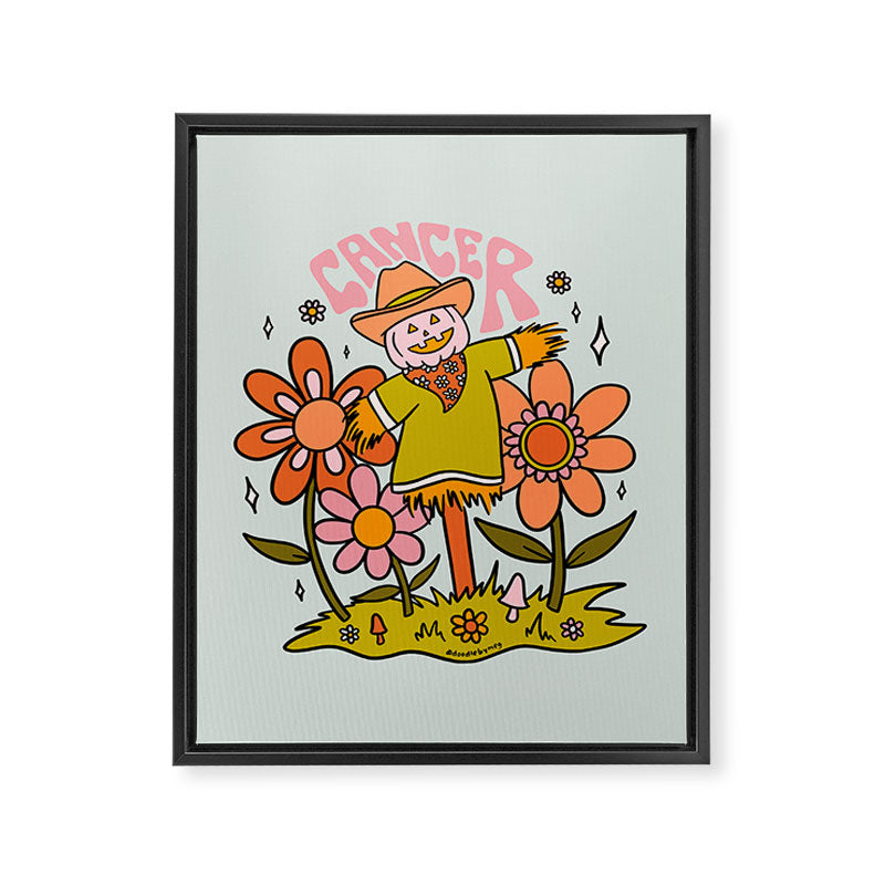 Cancer Scarecrow Framed Canvas Print Gallery Image 8