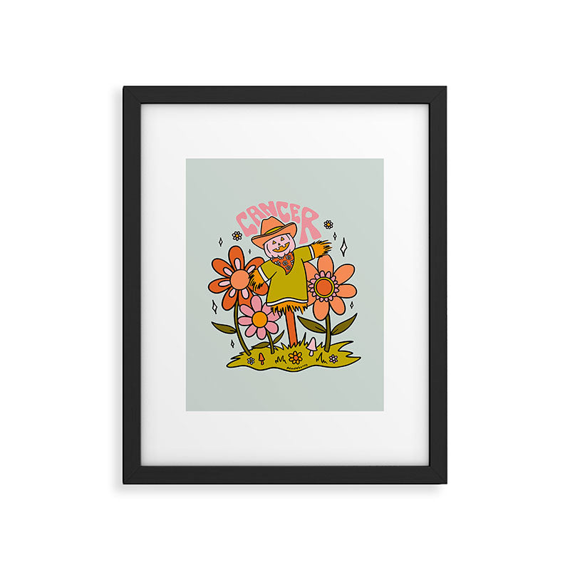 Cancer Scarecrow Framed Art Print Gallery Image 6