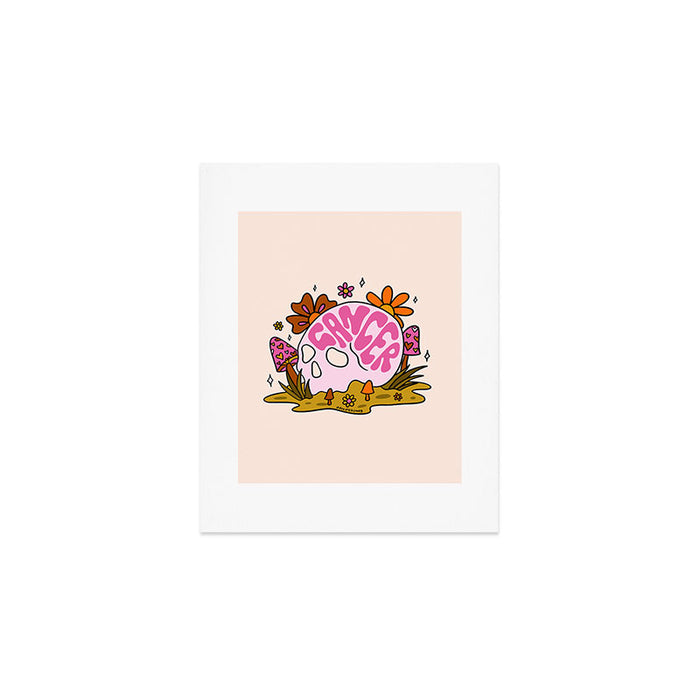 Cancer Skull Art Print Gallery Image 1
