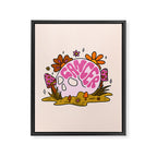 Cancer Skull Framed Canvas Print Gallery Image 8