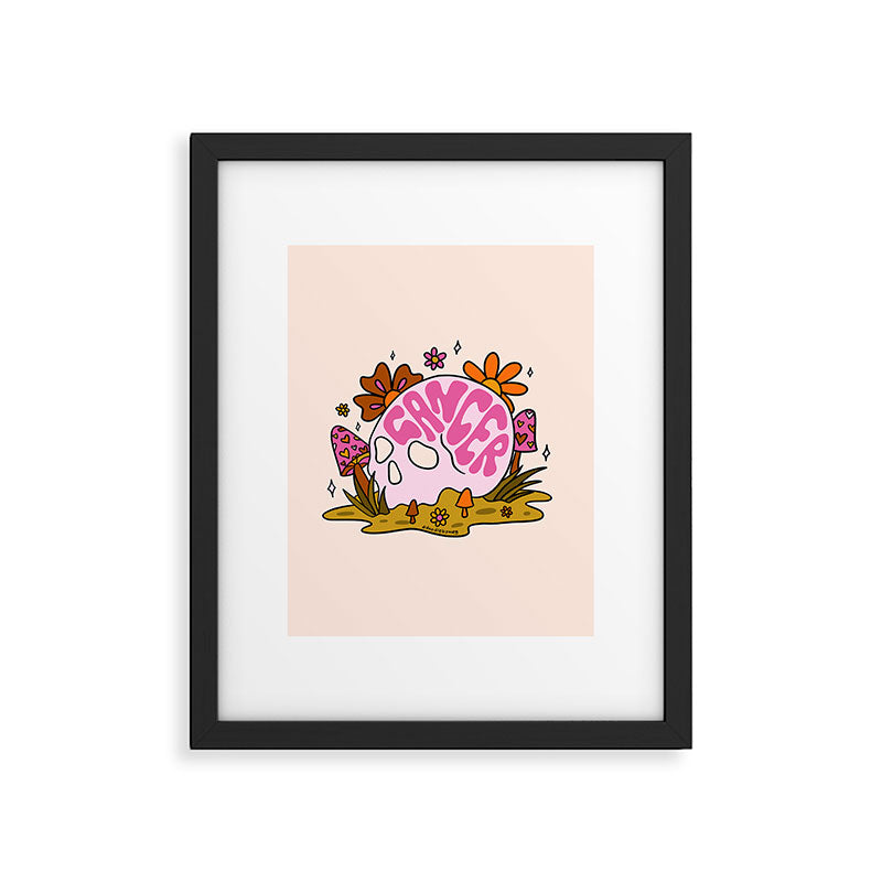 Cancer Skull Framed Art Print Gallery Image 6