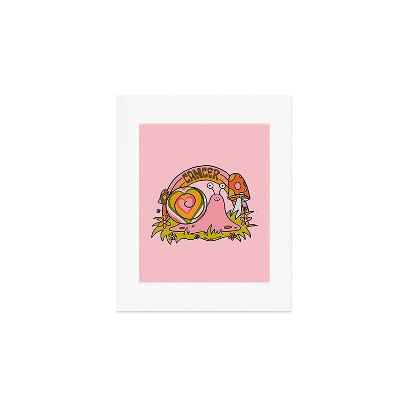 Cancer Snail Art Print Gallery Image 1