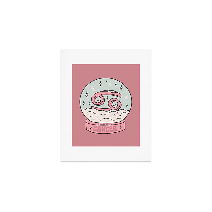 Cancer Snow Globe Art Print Gallery Image 1