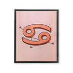 Cancer Symbol Framed Canvas Print Gallery Image 8