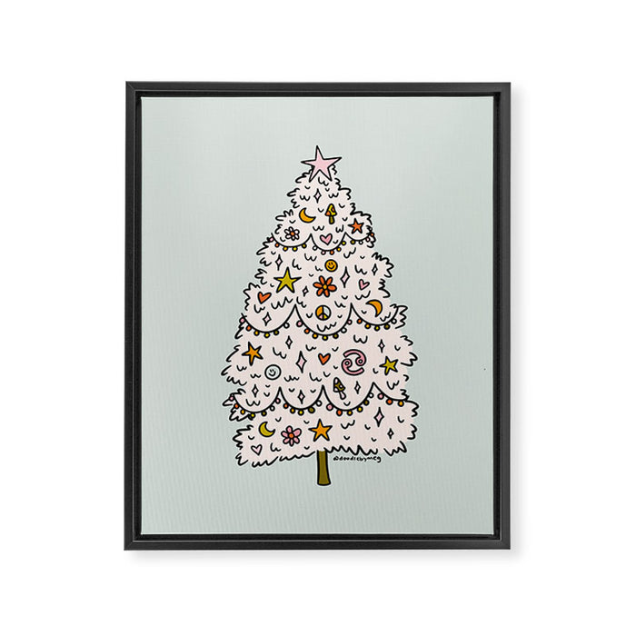 Cancer Tree Framed Canvas Print Gallery Image 1