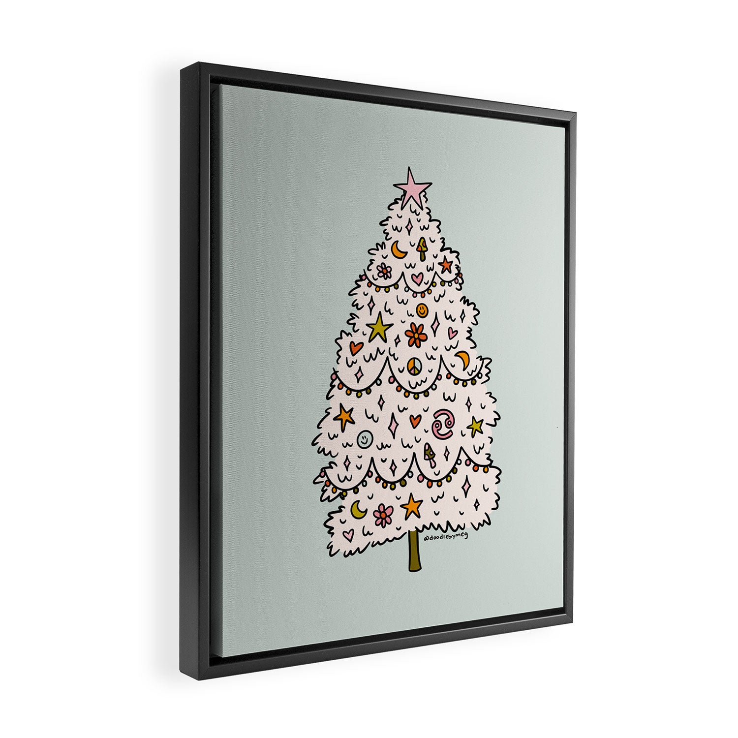 Cancer Tree Framed Canvas Print Gallery Image 2
